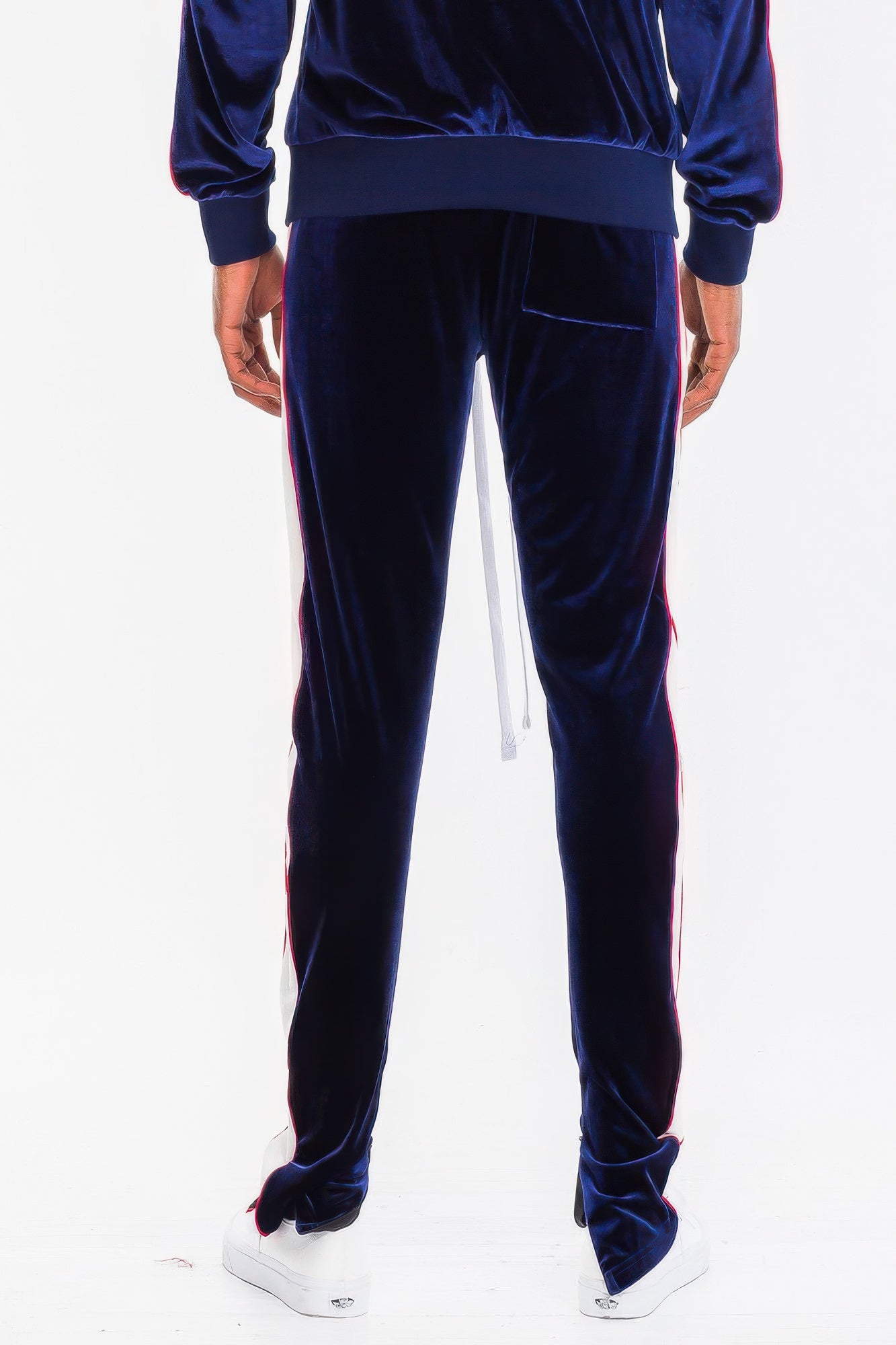 Mens Velour Track Jacket And Track Pant Set